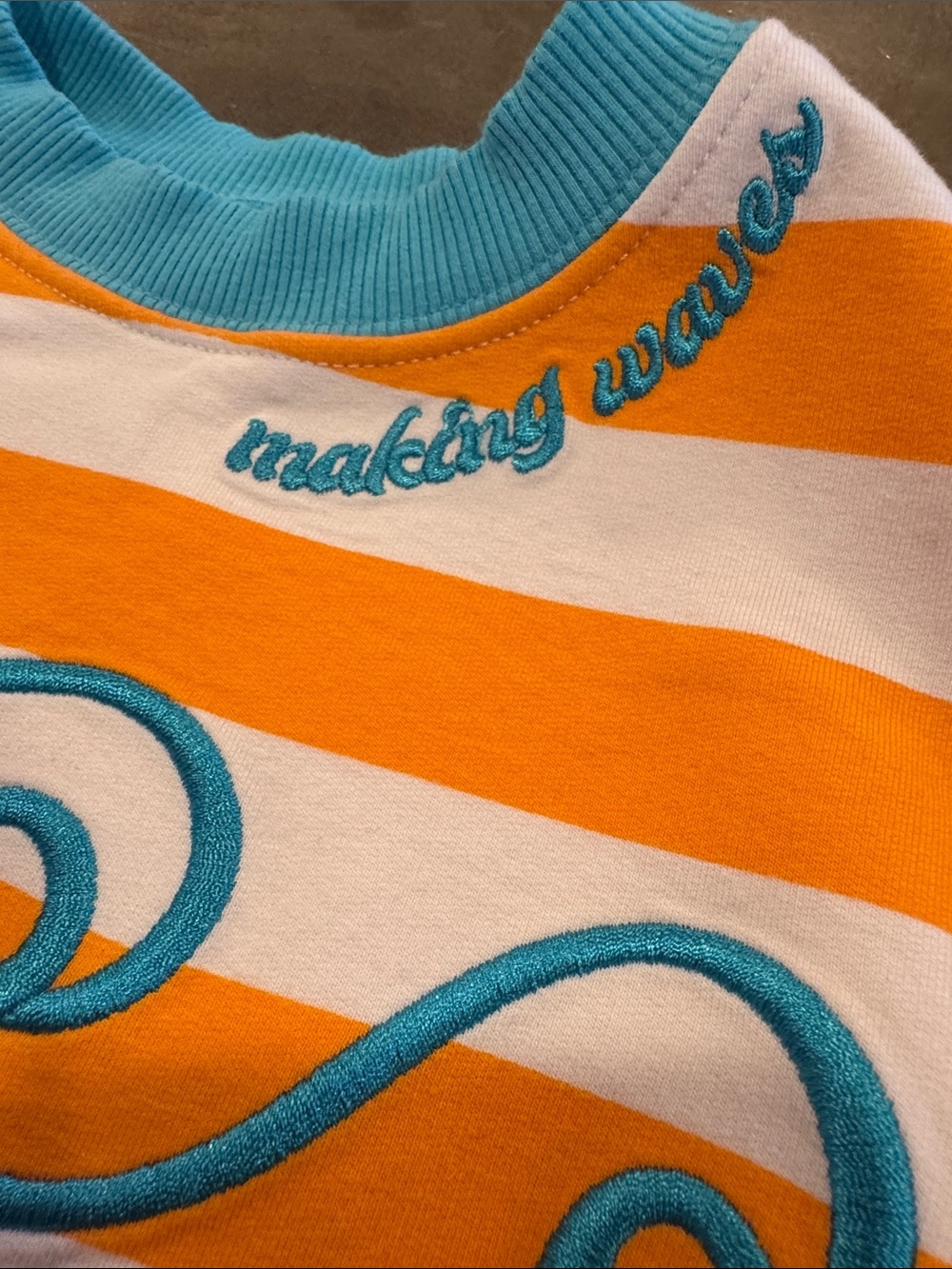 Little Sleepies/Disney Striped Finding Nemo Appliqué Sweatshirt - Picture 3 of 9